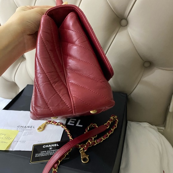 Chanel Mini Coco Handle Black Caviar Gold Hdw - Designer  Chanel coco bag